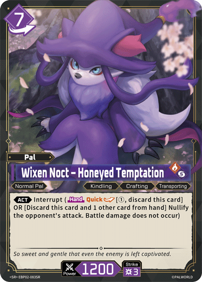 Wixen Noct – Honeyed Temptation Palworld card