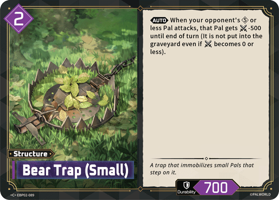 Bear Trap (Small) Palworld card