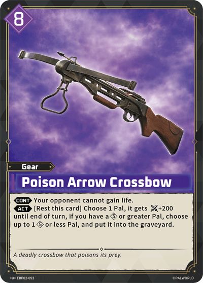 Poison Arrow Crossbow Palworld card