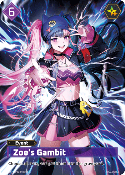 Zoe's Gambit Palworld card