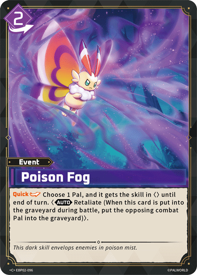 Poison Fog Palworld card
