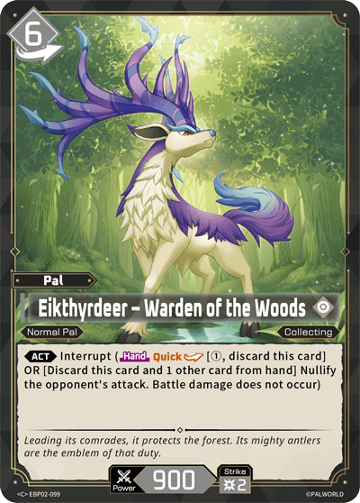 Eikthyrdeer – Warden of the Woods Palworld card