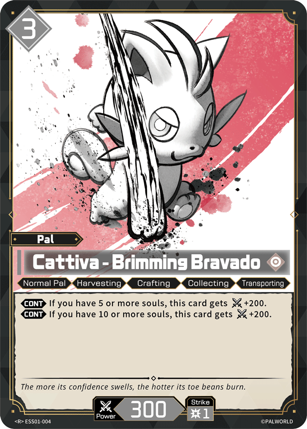 Cattiva – Brimming Bravado Palworld card