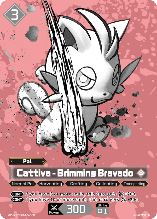 Cattiva – Brimming Bravado Palworld card