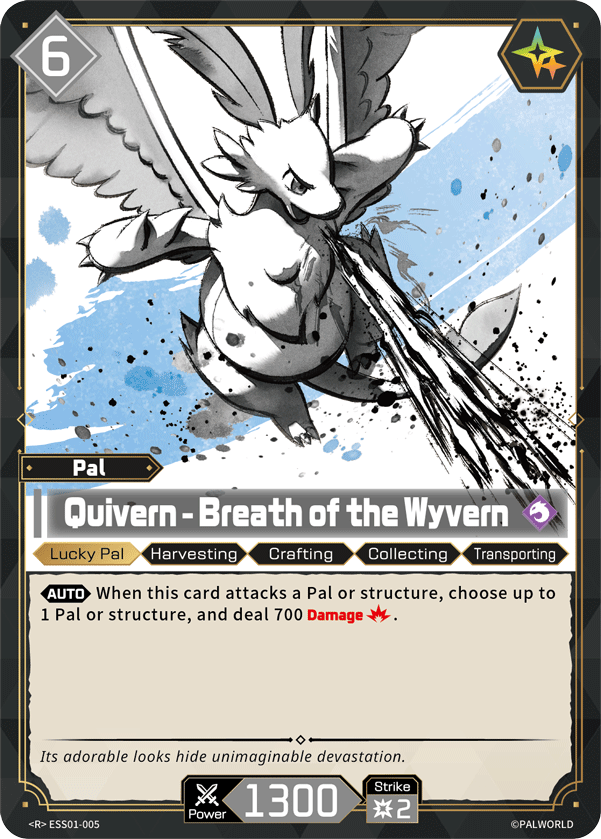 Quivern – Breath of the Wyvern Palworld card