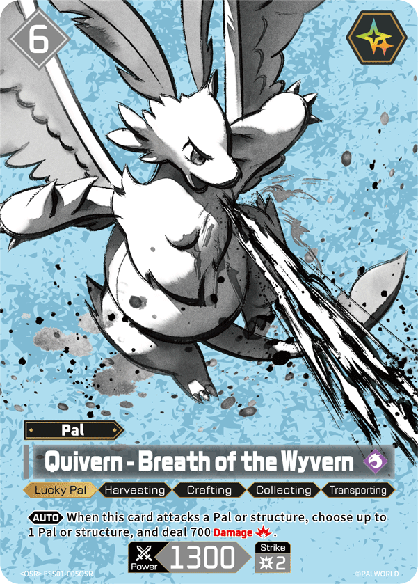 Quivern – Breath of the Wyvern Palworld card