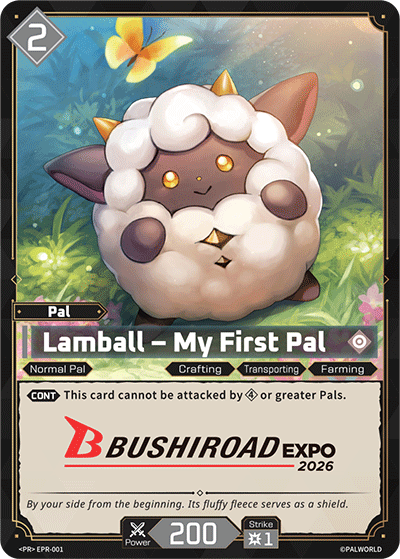 Lamball – My First Pal Palworld card