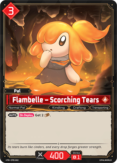 Flambelle – Scorching Tears Palworld card