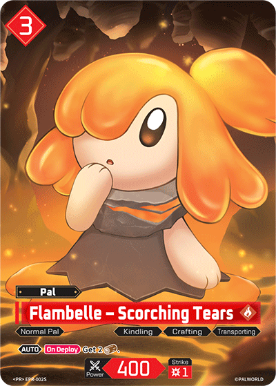 Flambelle – Scorching Tears Palworld card
