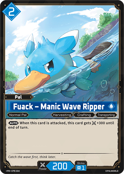 Fuack – Manic Wave Ripper Palworld card