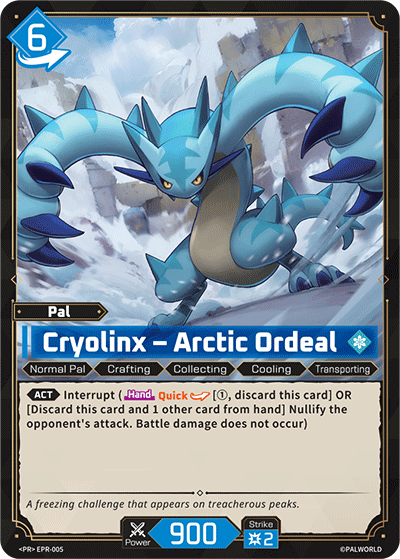 Cryolinx – Arctic Ordeal Palworld card