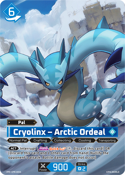 Cryolinx – Arctic Ordeal Palworld card