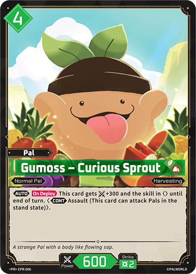 Gumoss – Curious Sprout Palworld card