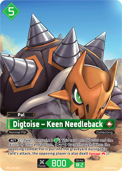 Digtoise – Keen Needleback Palworld card