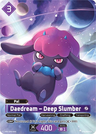 Daedream – Deep Slumber Palworld card
