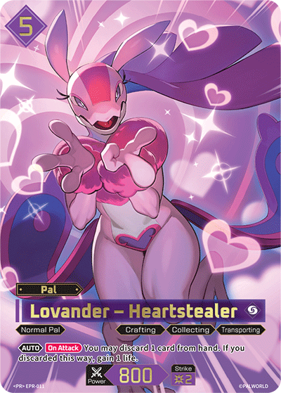 Lovander – Heartstealer Palworld card