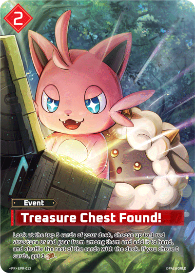 Treasure Chest Found! Palworld card