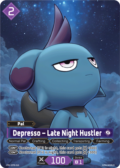 Depresso – Late Night Hustler Palworld card