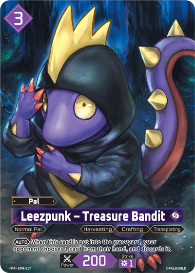 Leezpunk – Treasure Bandit Palworld card