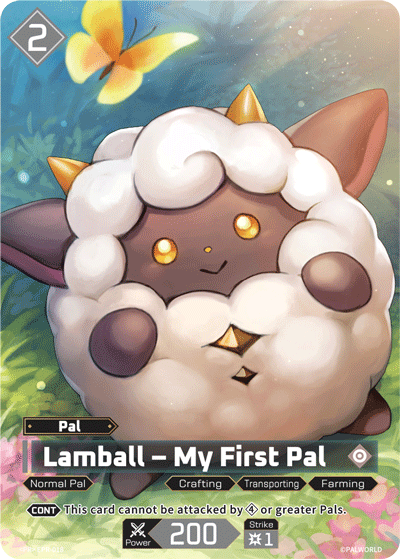 Lamball – My First Pal Palworld card