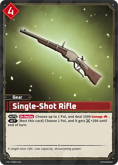 Single-Shot Rifle Palworld card