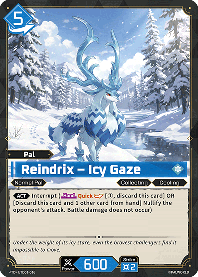 Reindrix – Icy Gaze Palworld card