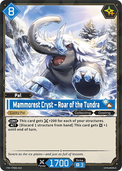 Mammorest Cryst – Roar of the Tundra Palworld card