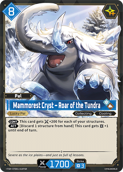 Mammorest Cryst – Roar of the Tundra Palworld card