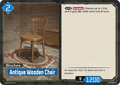 Antique Wooden Chair Palworld card