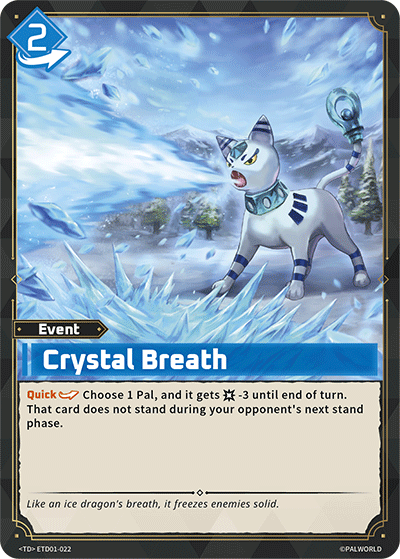 Crystal Breath Palworld card
