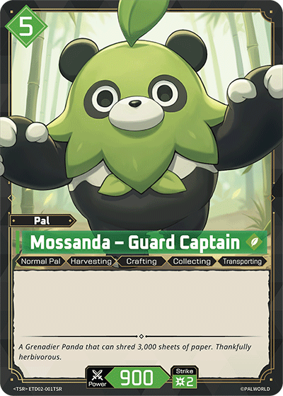 Mossanda – Guard Captain Palworld card
