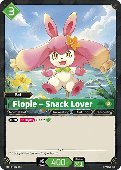 Flopie – Snack Lover Palworld card
