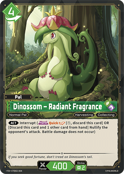 Dinossom – Radiant Fragrance Palworld card
