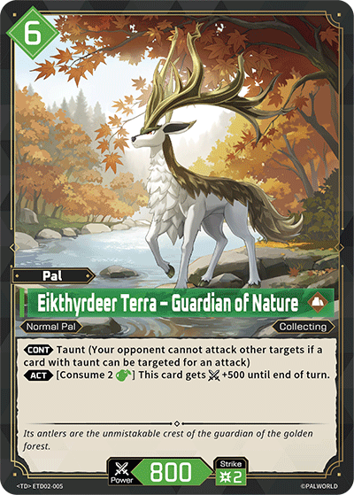 Eikthyrdeer Terra – Guardian of Nature Palworld card