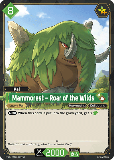 Mammorest – Roar of the Wilds Palworld card