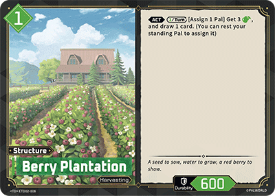 Berry Plantation Palworld card