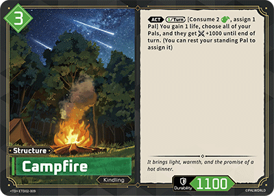 Campfire Palworld card