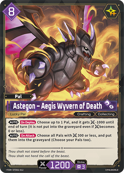 Astegon – Aegis Wyvern of Death Palworld card