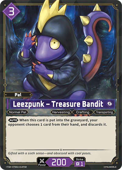 Leezpunk – Treasure Bandit Palworld card