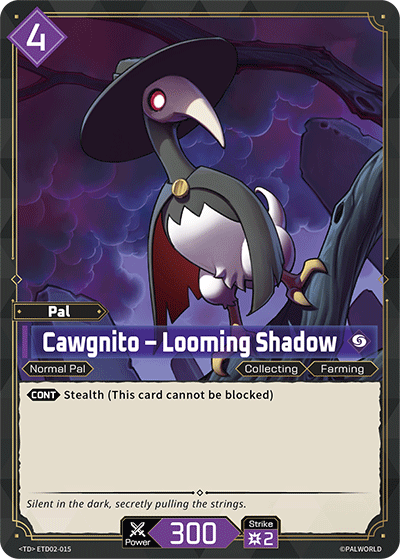 Cawgnito – Looming Shadow Palworld card