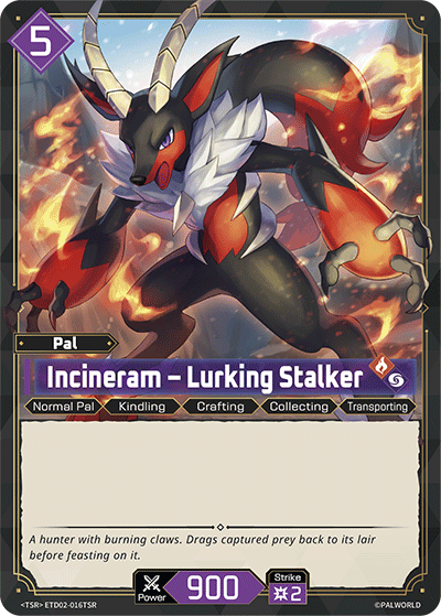 Incineram – Lurking Stalker Palworld card