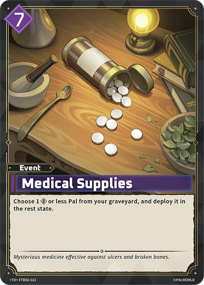 Medical Supplies Palworld card