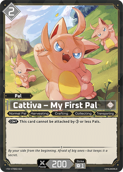 Cattiva – My First Pal Palworld card