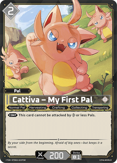 Cattiva – My First Pal Palworld card