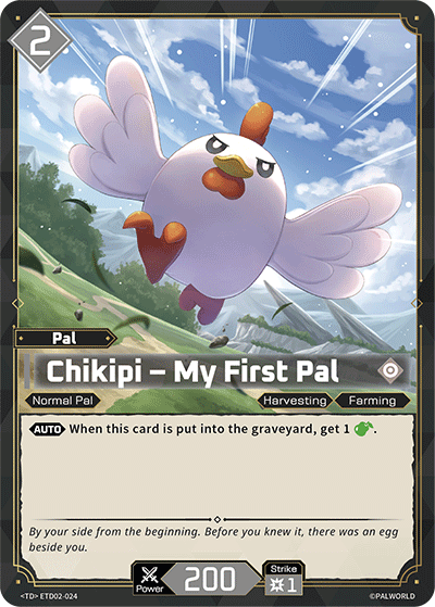 Chikipi – My First Pal Palworld card