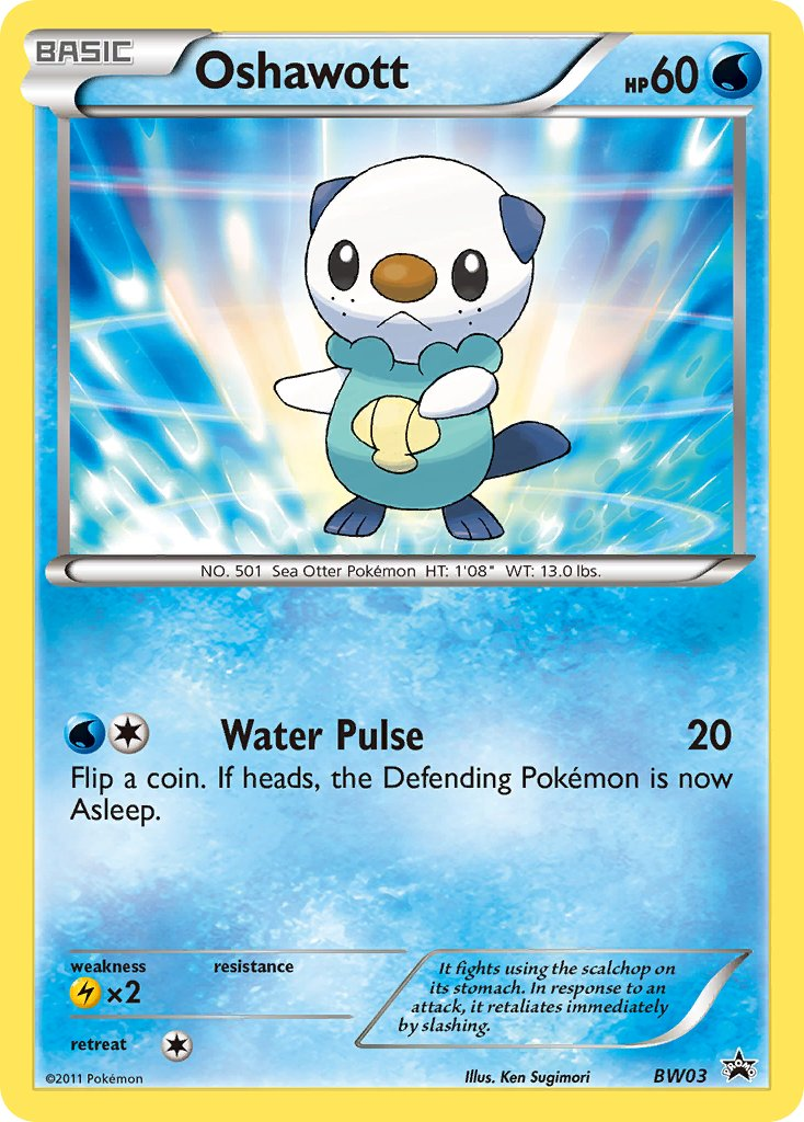 Oshawott Pokémon card
