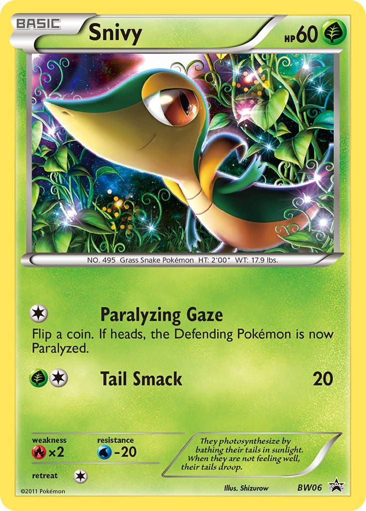 Snivy Pokémon card