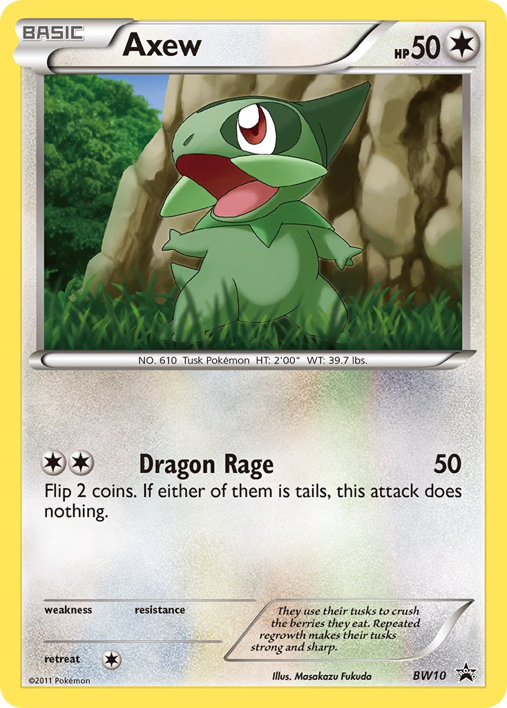 Axew Pokémon card