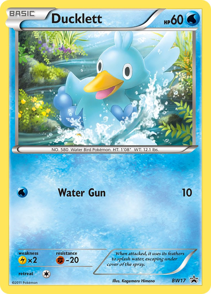 Ducklett Pokémon card