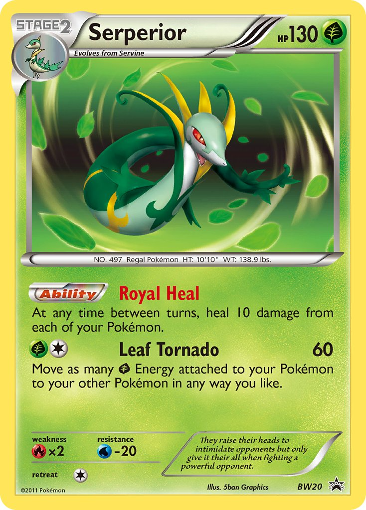 Serperior Pokémon card